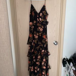 Tiered Ruffle Floral Dress